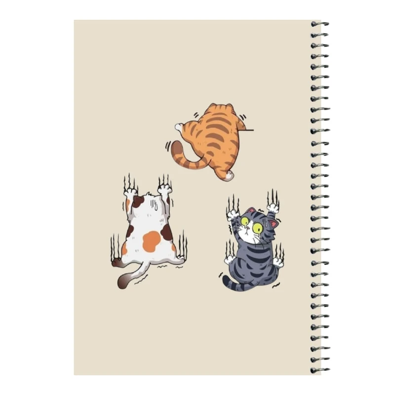 دفتر مشق 80 برگ اس جی مدل گربه های فراری   