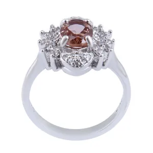 انگشتر نقره زنانه مدل بازرگانی میلادی الکساندریت تراش جواهری رکاب رادیوم کد AWR_1202