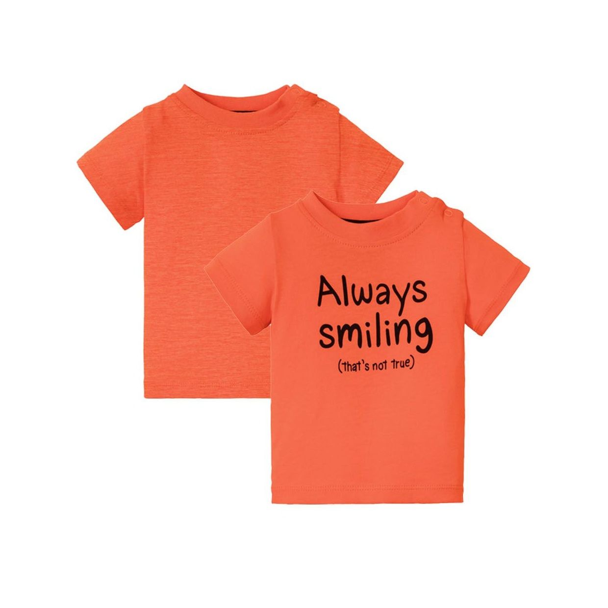 تی شرت آستین کوتاه نوزادی لوپیلو مدل پنبه  ارگانیک کد 8059023 مجموعه 2 عددی