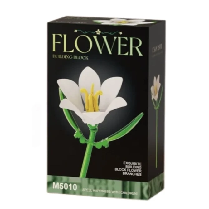 ساختنی ۳۰ تکه فلاور مدل شاخه گل لیلیوم کد m5010