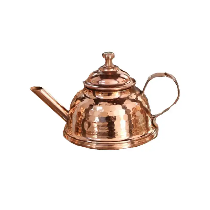 قوری زعفران مسی کد 01