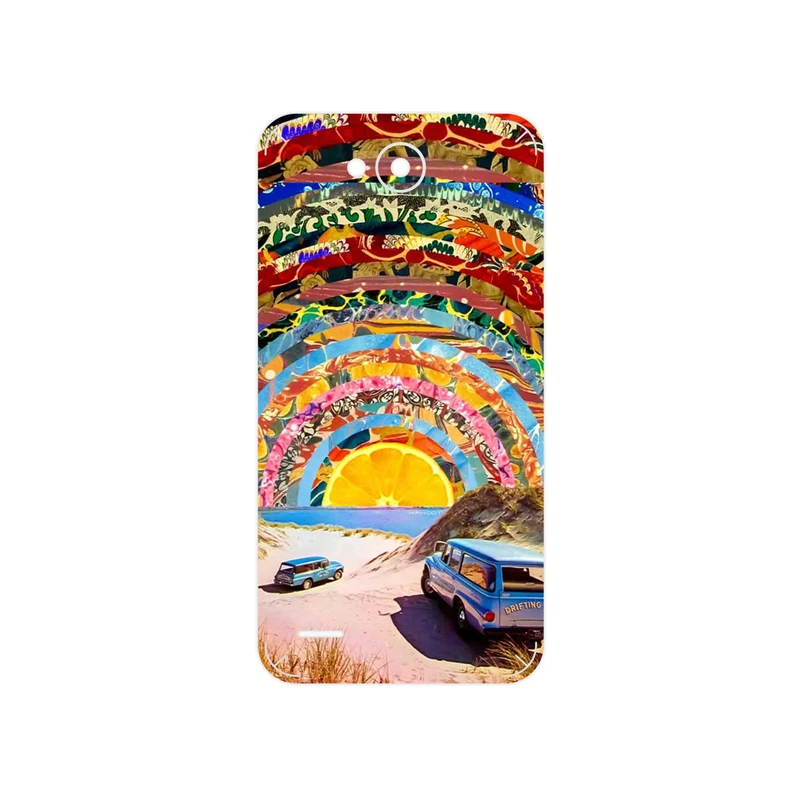 برچسب پوششی ماهوت مدل Collage of Orange Sky مناسب برای گوشی موبایل ال جی X Power 2