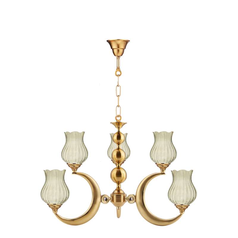 لوستر 6 شعله زیمادور مدل آرشیدا کد ZD-04