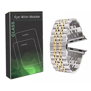 بند آی ویش مدل 7bead dual color مناسب برای اپل واچ سری se/1/2/3/4/5/6/7/8/9/se2021/se2023/seAluminum  سایز 42 میلی متر