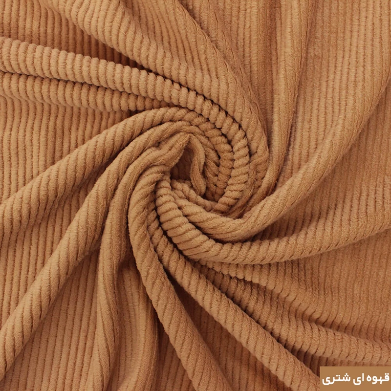 عکس شماره 13 : شال مبل شاران هوم مدل مخملی طرح راه راه سایز 170×170 سانتی متر