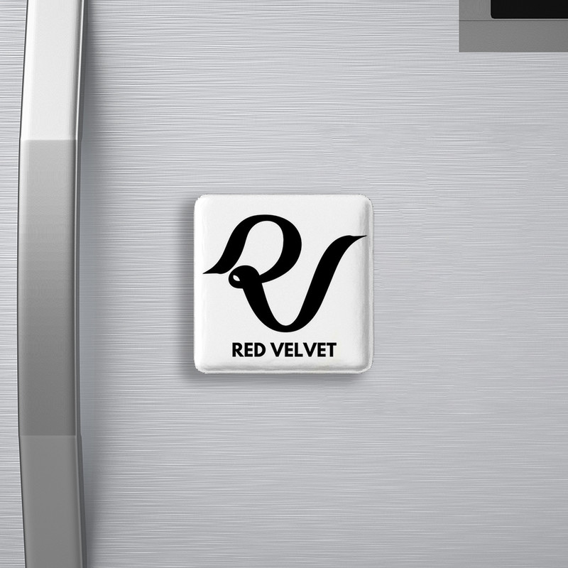مگنت خندالو طرح گروه رد ولوت Red Velvet  مدل مربعی کد 19691
