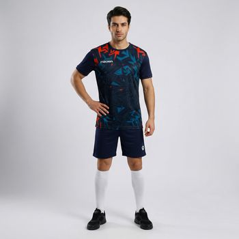 ست تیشرت و شلوارک ورزشی مردانه مکرون مدل 103