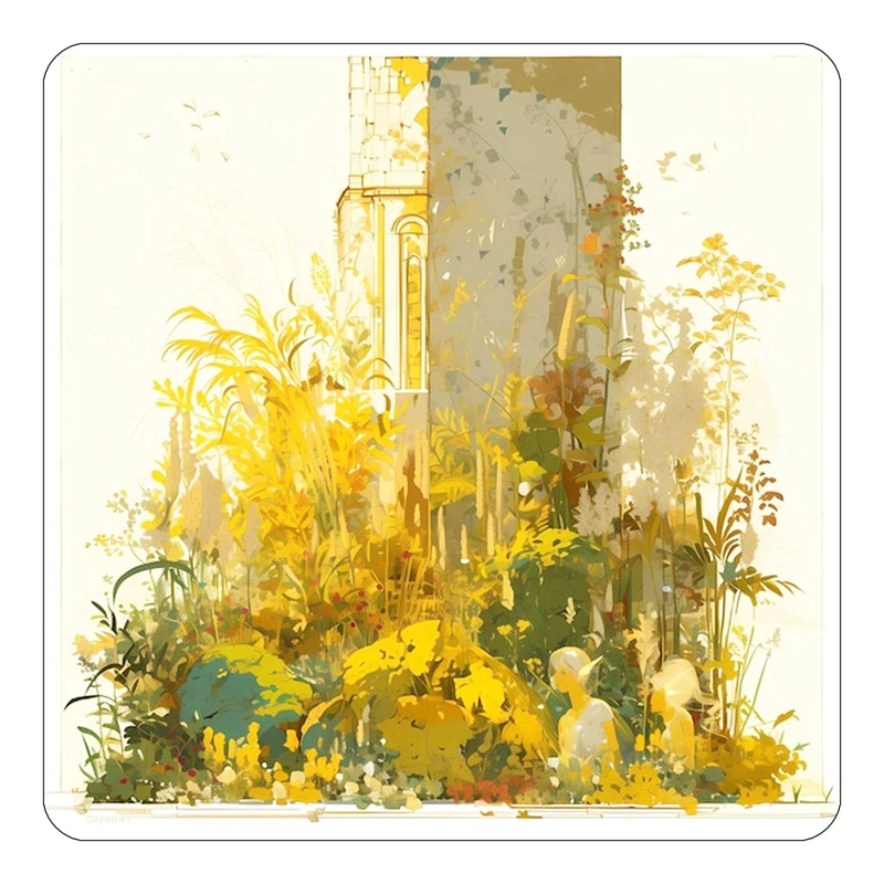 مگنت کاکتی طرح نقاشی رنگ روغن مدل mp70231