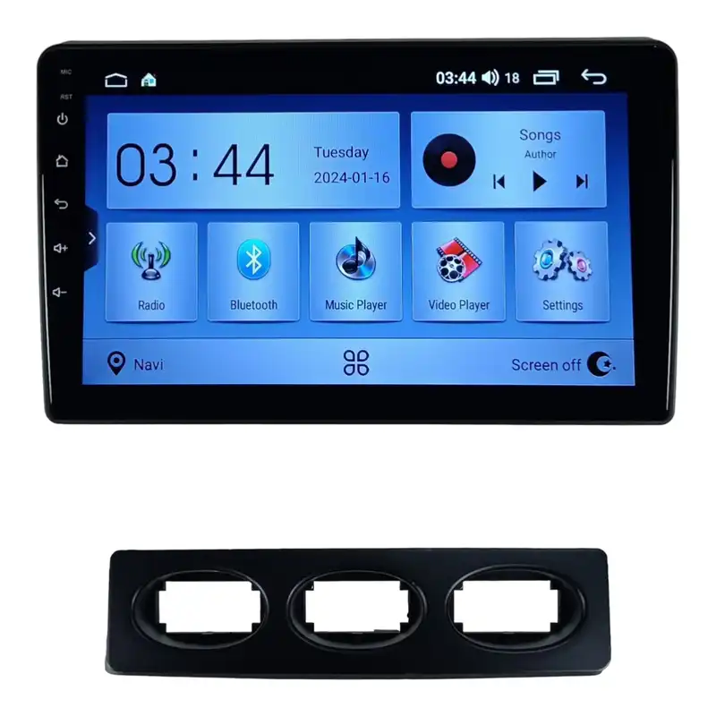 پخش کننده تصویری خودرو مدل اندروید Golden24 مناسب برای ام وی ام 110