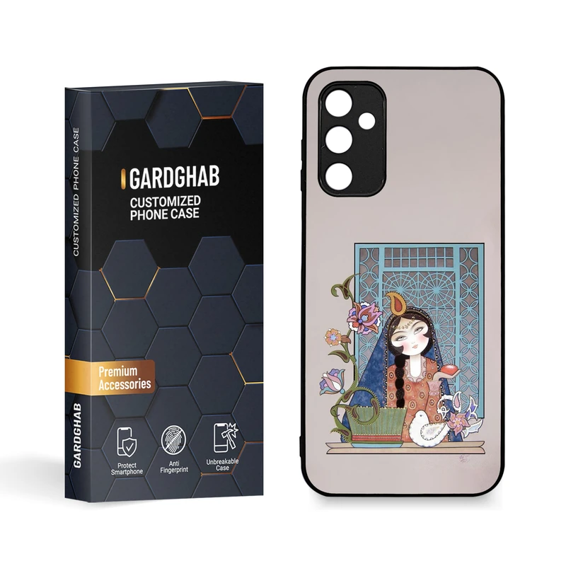  کاور گارد قاب مدل دخترانه مناسب برای گوشی موبایل سامسونگ Galaxy A14 