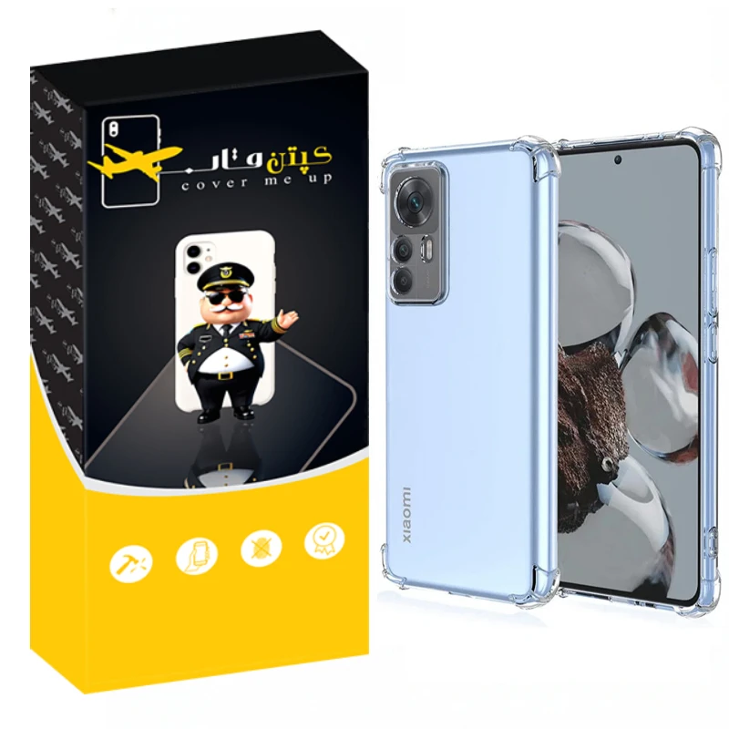 کاور کپتن قاب مدل Crystal مناسب برای گوشی موبایل شیائومی 12T / 12T Pro