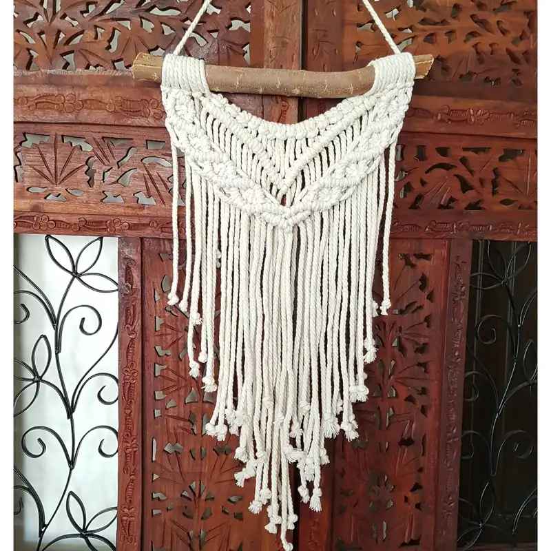 آویز بافتنی مدل مکرومه کد 179