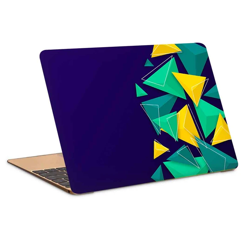استیکر لپ تاپ طرح 3d triangle with vivid colorsکد c-5مناسب برای لپ تاپ 15.6 اینچ