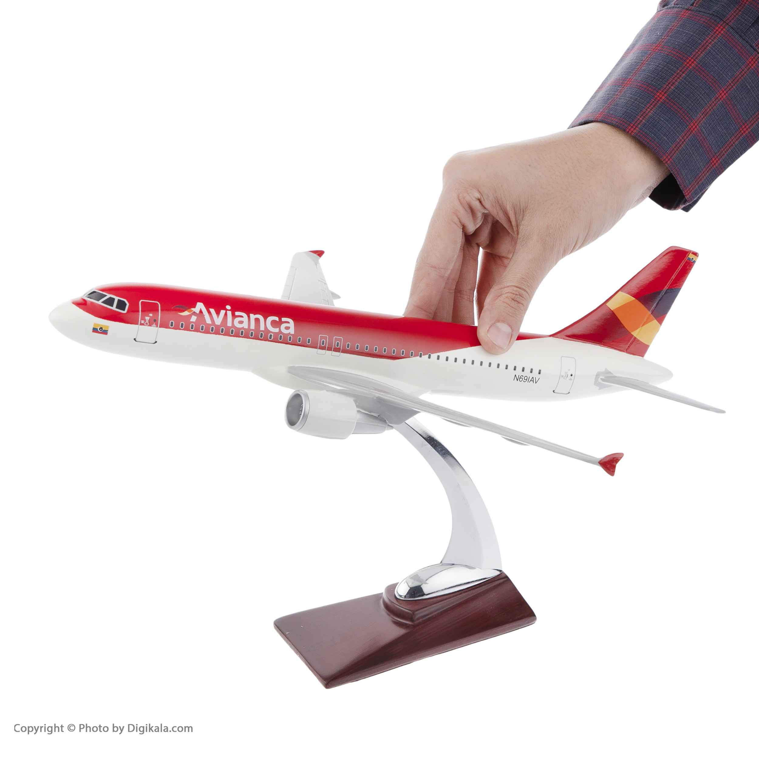 ماکت هواپیما مدل ایرباس 100-319 Avianca کلمبیا کد 3567