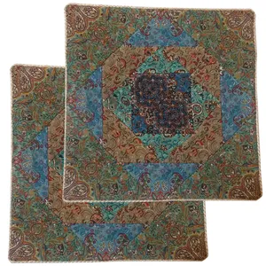 کاور کوسن ترمه مدل سنتی کد CHGH_03 بسته دو عددی