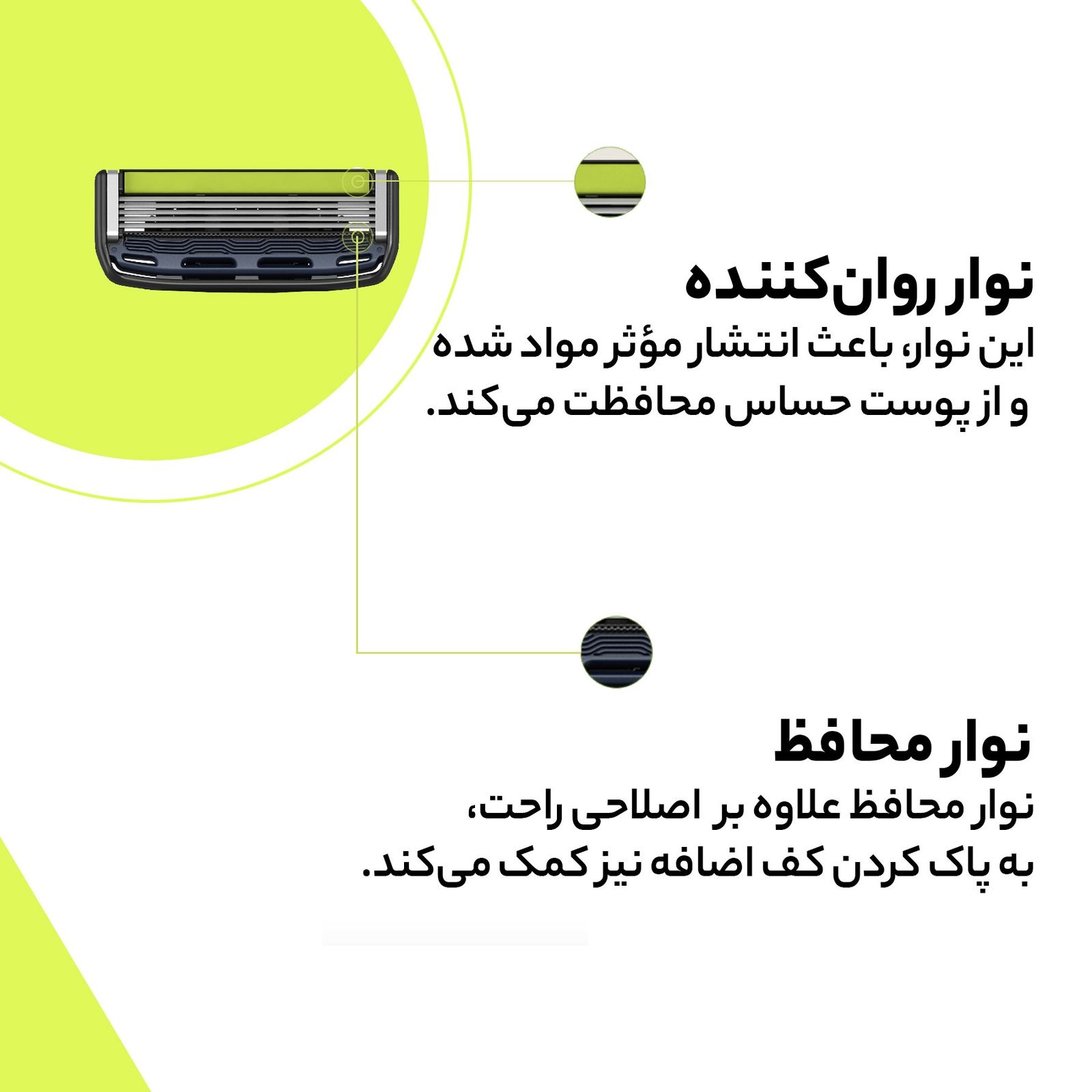 تیغ یدک دورکو مدل PACE 5 PRO تحت لیسانس بسته 4 عددی -  - 8