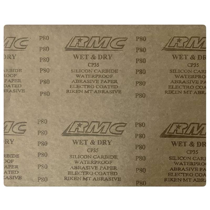 ورق سنباده آر ام سی مدل P80 مجموعه 5 عددی