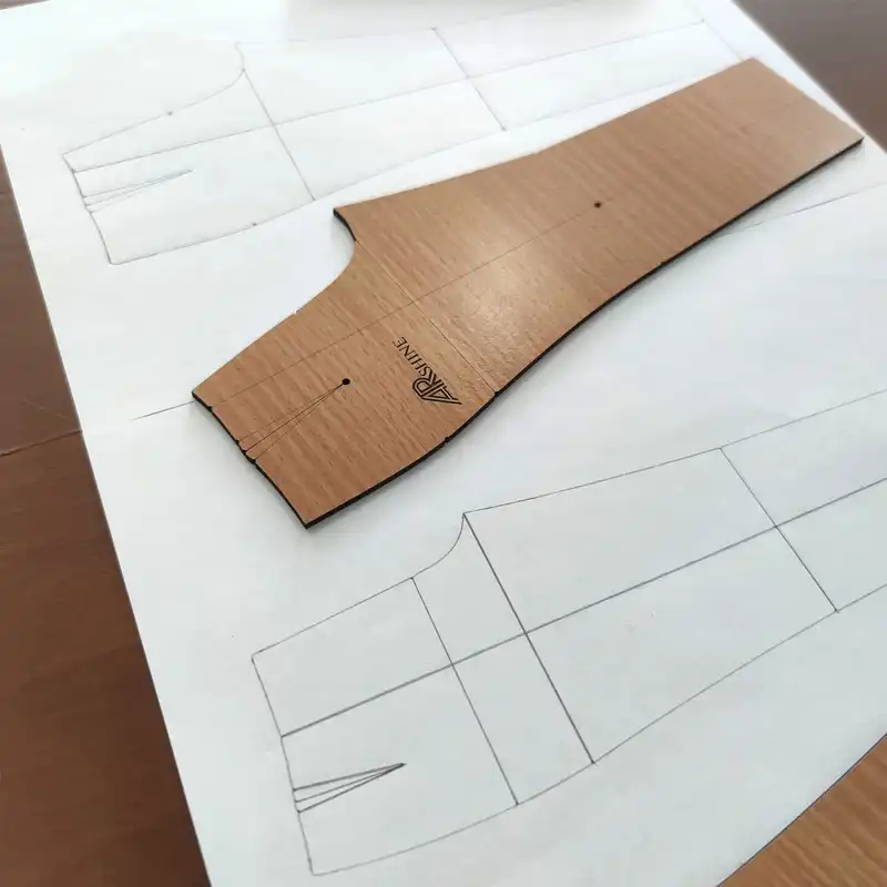 خط کش خیاطی آرشاین مدل SCH1.4 مجموعه 2 عددی