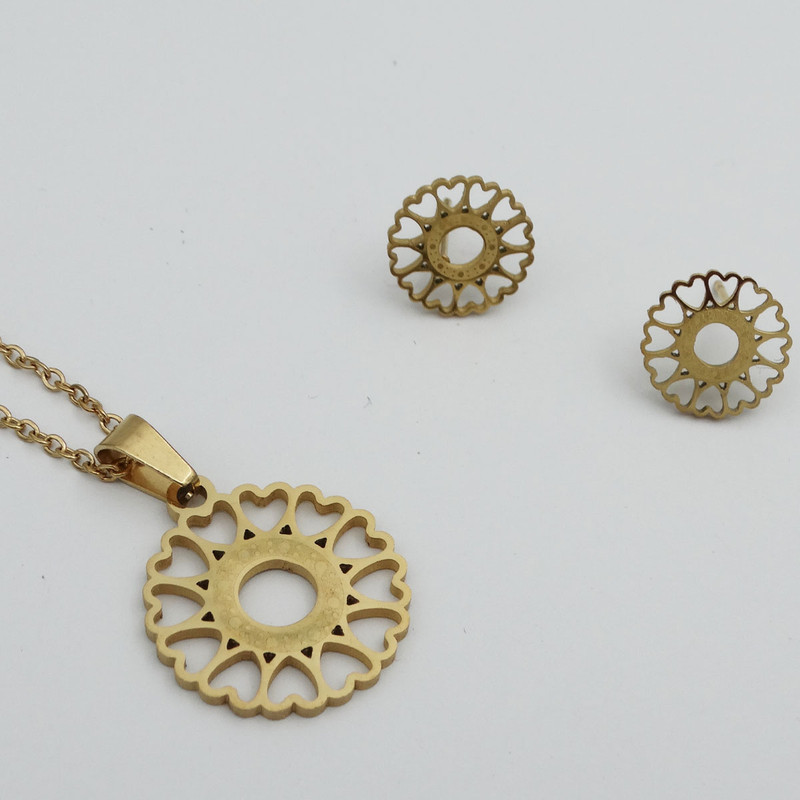 نیم ست دخترانه مدل خورشید تابان کد SZ 16