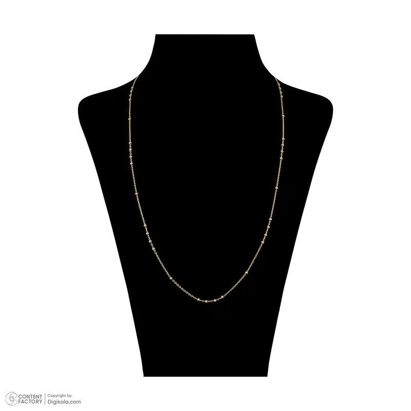 گردنبند طلا 18 عیار زنانه تاج مدل 1028