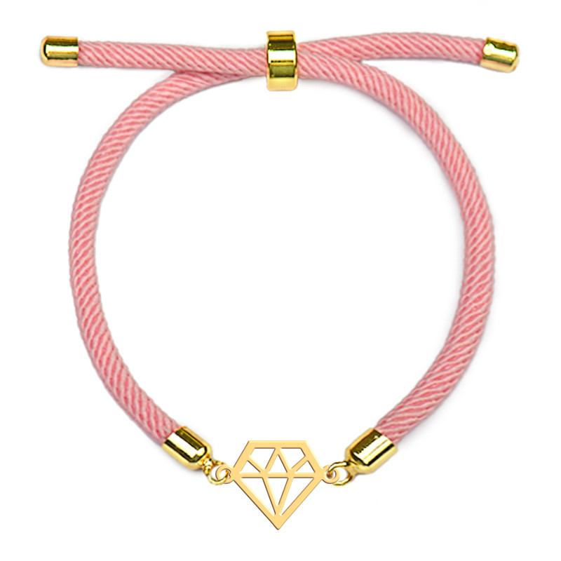 دستبند طلا 18 عیار زنانه فرشته مدل الماس WBLALP-000030