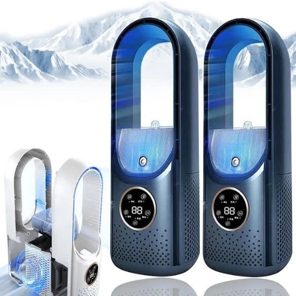 پنکه رومیزی مدل bladeless fan ظرفیت 3000 میلی آمپر ساعت