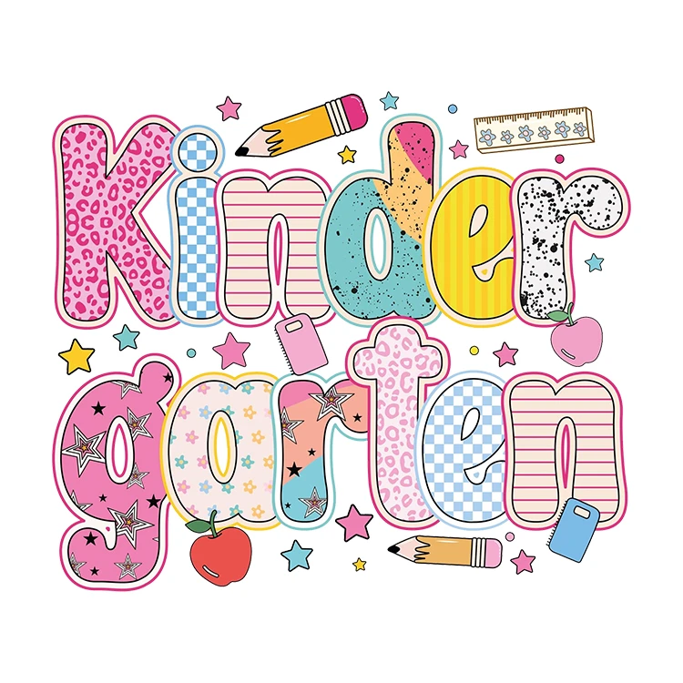 استیکر پارچه و لباس پاد آفرین مدل پیش دبستانی مهد کودک کد S2504