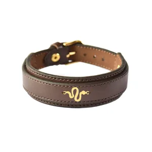 دستبند طلا 18 عیار مردانه فرشته طرح مار کد UBCHL0012-0014