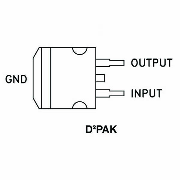 رگولاتور ولتاژ اس تی مدل L7805CD2T بسته 3 عددی