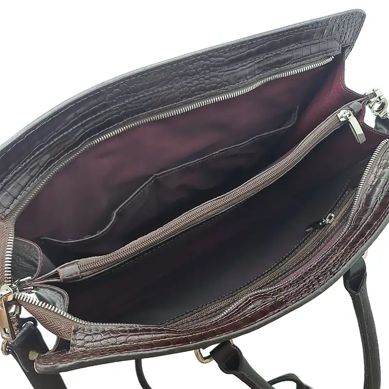 کیف دوشی زنانه مدل آریوس چرم طبیعی گاوی کد S_653