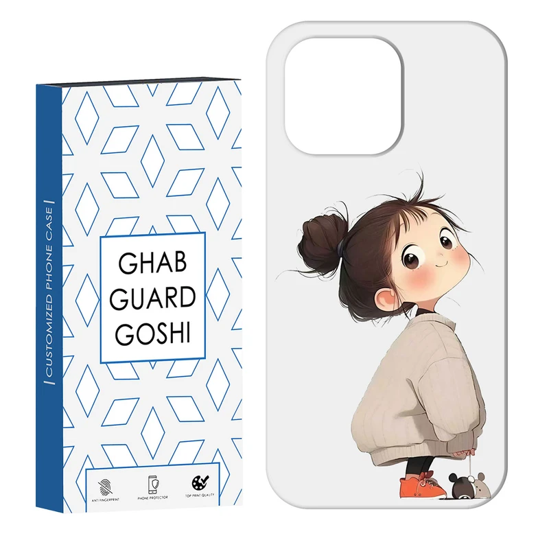 کاور قاب گارد گوشی طرح دختر ملوس کد Dimo-960 مناسب برای گوشی موبایل اپل IPHONE 14 PRO   