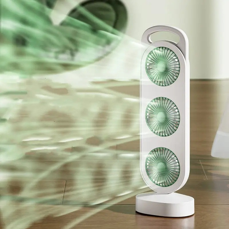 پنکه شارژی رومیزی مدل سه فن