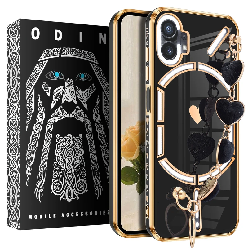 کاور اودین مدل Velvet Heart مناسب برای گوشی موبایل ناتینگ فون 1  به همراه آویز