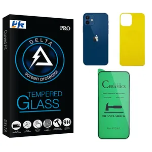 PK Delta Ceramics Screen Protector For apple 12 With Back Protector