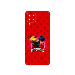 MAHOOT Ladybug and Cat Noir Cover Sticker for Samsung Galaxy M22
