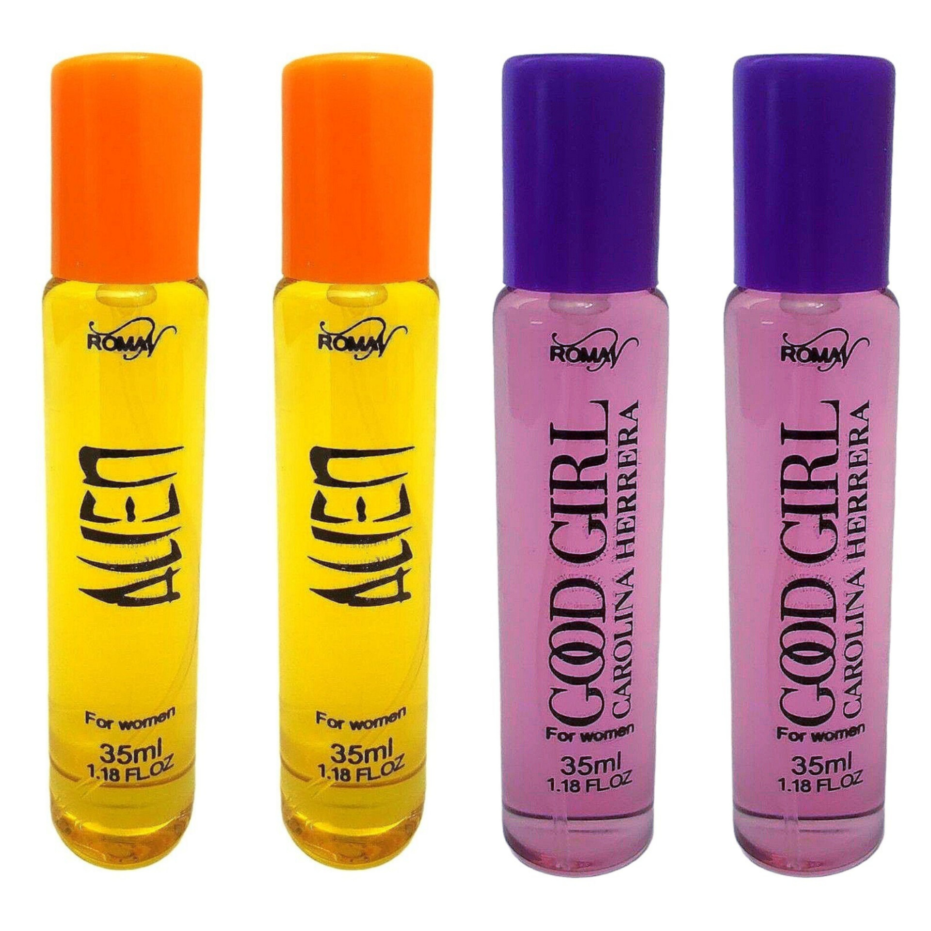 عطر جیبی رومان کد 13 حجم ۳۵ میلی لیتر مجموعه ۴ عددی