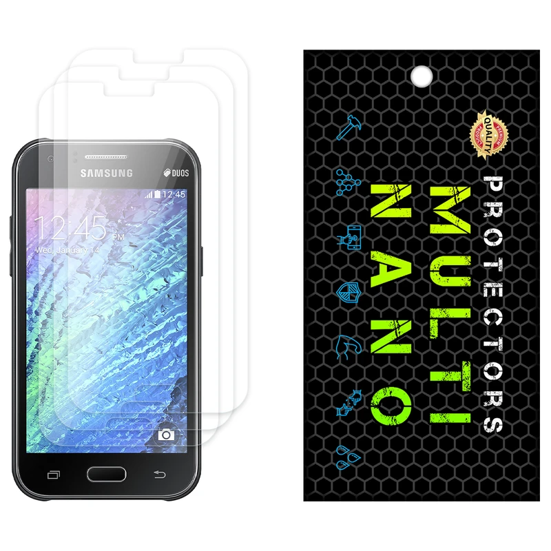 محافظ صفحه نمایش مولتی نانو مدل X-S3N مناسب برای گوشی موبایل سامسونگ Galaxy J1 بسته سه عددی