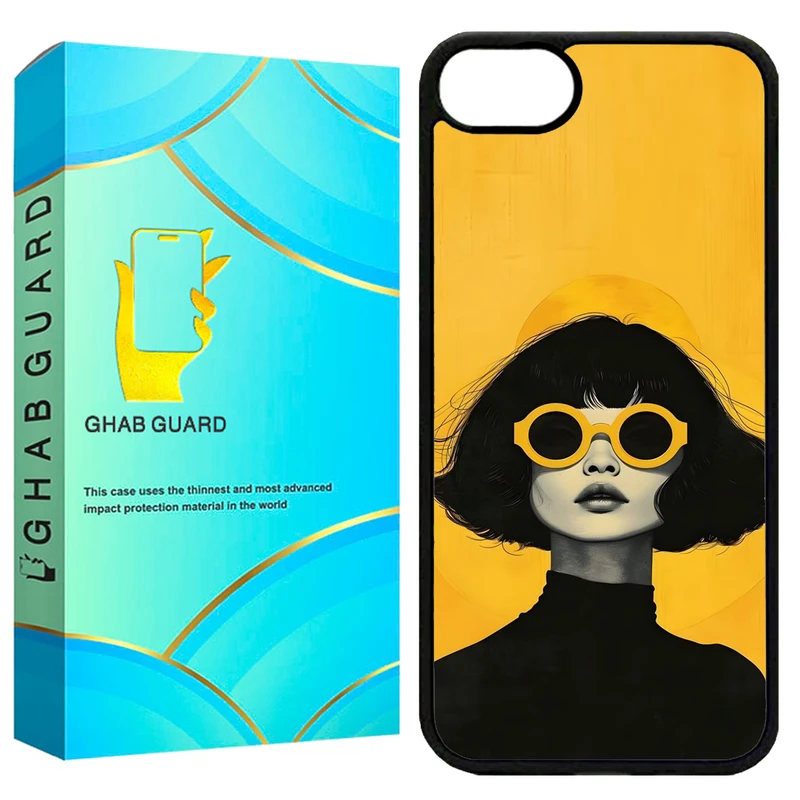 کاور قاب گارد طرح دختر مدل G16E مناسب برای گوشی موبایل اپل iPhone 16e