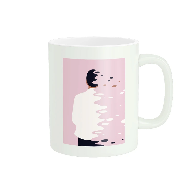 ماگ پاد آفرین مدل طرحدار نقاشی محو کد 288