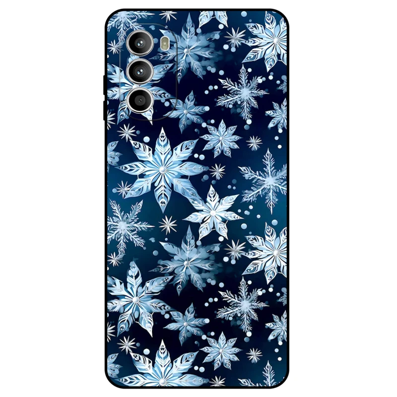 کاور مگافون طرح برف مدل 2824 مناسب برای گوشی موبایل موتورولا Moto G52