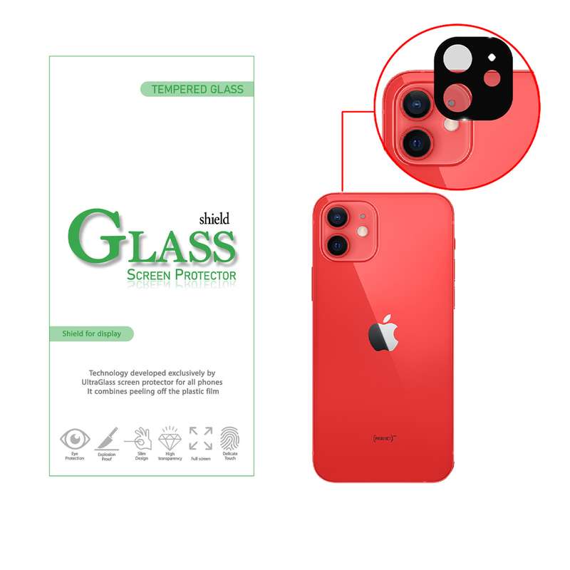  محافظ لنز دوربین شیلد گلس مدل LFUL مناسب برای گوشی موبایل اپل iPhone 12