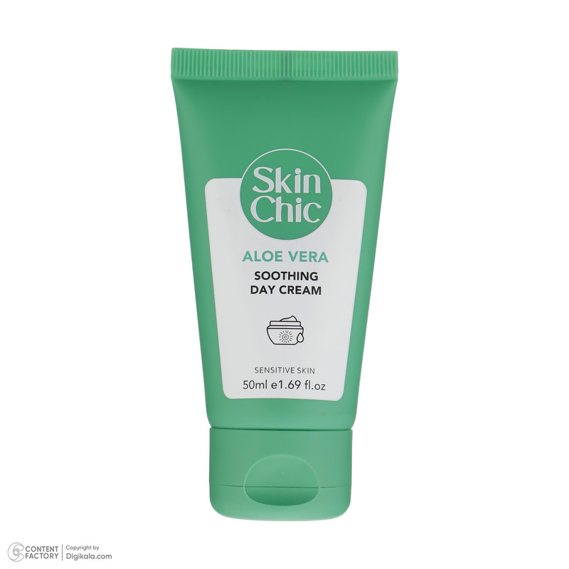 کرم ترمیم کننده روز اسکین شیک مدل Aloe Vera حجم 50 میلی لیتر