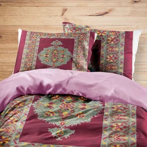 سرویس روتختی مدوپد طرح قالیچه بیجار مدرن ترنجی مدل C-bijar-M06 یک نفره 4 تکه