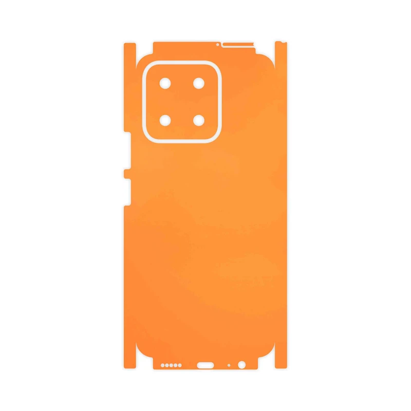 برچسب پوششی ماهوت مدل Matte-Orange-FullSkin مناسب برای گوشی موبایل آنر X5b