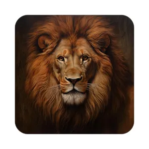 زیر لیوانی کاکتی طرح شیر مدل mp23921