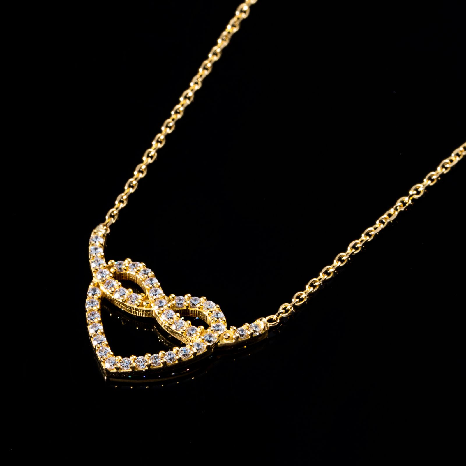 گردنبند طلا 18 عیار زنانه جواهری سون مدل 2168 -  - 2