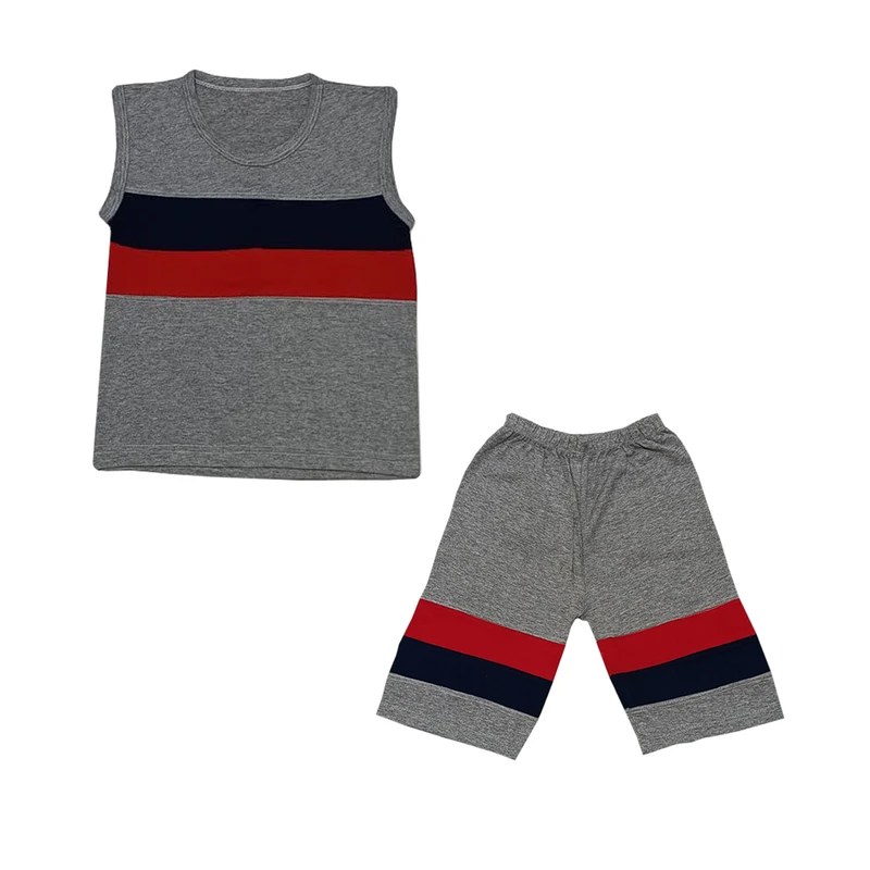 ست تاپ و شلوارک پسرانه مدل بهداد کد201