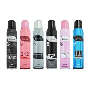  اسپری بدن دریکس مدل S05 حجم 200 میلی لیتر مجموعه 6 عددی