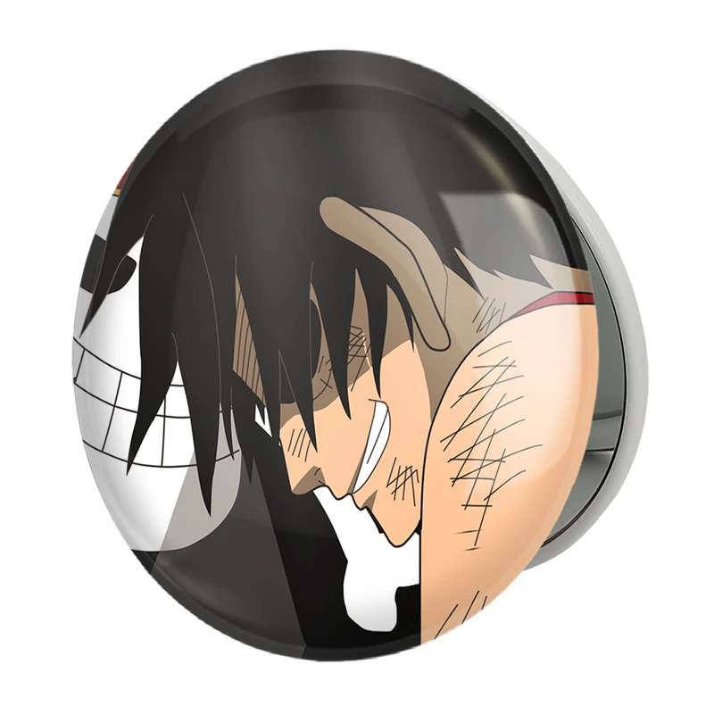 آینه جیبی خندالو طرح لوفی انیمه وان پیس One Piece مدل تاشو کد 17219 