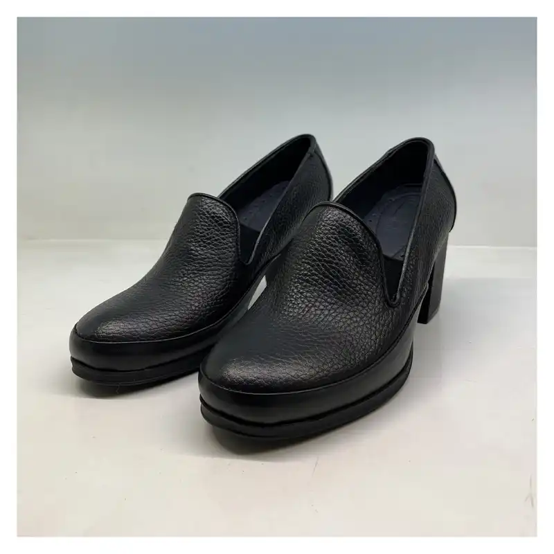 کفش زنانه سرزمین چرم کد 1684 رنگ مشکی